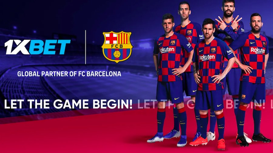 1xbet tài trợ cho Barcelona